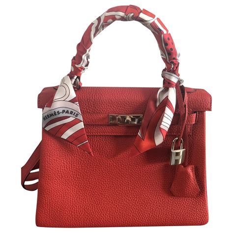 hermes kelly 25 red